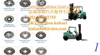 China Forklift 9&quot; Clutch Cover for Toyota NCS-231 33-83001 supplier